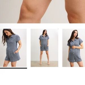 Hatch Lenora Romper Maternity